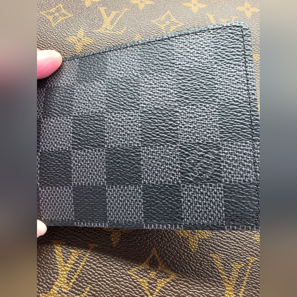Louis Vuitton Damier Graphite Wallet Slender Wallet N63261